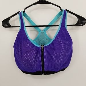Victoria Secret VSX SPORT front zip Sports bra